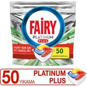 Fairy Bulaşık Makinesi Deterjanı Platinum Plus Tablet 50'li