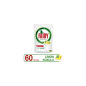 Fairy Hepsi Bir Arada Limon Kokulu 60 Yıkama Bulaşık Makinesi Tablet