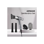 Fakir Airwave Saç Şekillendirici Set- Silver