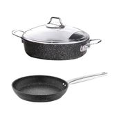 Falez Black Line Granit Döküm 26 cm Kısa Tencere