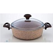 Falez Creamy Granitec 22 cm Kısa Granit Tencere