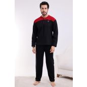 Falkon 7204 Polar Kışlık Erkek Ev Pijama Takımı Uyku Takımı