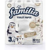 Familia 32’li Ultra Yumuşak & Kalın 3 Katlı Tuvalet Kağıdı Pamuk Özlü Ekonomik Paket