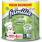 Familia Jumbo Kağıt Havlu 1xxxl = 6 Rulo - Beyaz