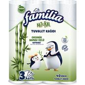 Familia Plus Natural 40'lı Tuvalet Kağıdı - Beyaz