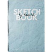 Fanart 120 gr Spiralli 50 Yaprak Academy Sketch Book A4 Turkuaz Eskiz Defteri