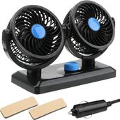 Fantastik Store Araç Içi Torpido Üstü Çift Fanlı Oto Vantilatör 12 V