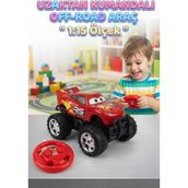 Farbu Oyuncak Rs Speed Racer Uzaktan Kumandalı 27 Mhz 2 Fonksiyonlu Off-Road 4x4 Araba - 1:15 Ölçekli Arazi Aracı - Kırmızı