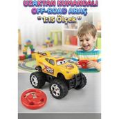 Farbu Oyuncak Rs Speed Racer Uzaktan Kumandalı 27 Mhz 2 Fonksiyonlu Off-Road 4x4 Araba - 1:15 Ölçekli Arazi Aracı - Sarı