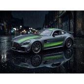 Farbu Oyuncak Uzaktan Kumandalı Işıklı Şarjlı 2.4ghz Mercedes-Benz Amg Gt R Pro 1:12 Ölçekli Dev Oyuncak Araba - Gri