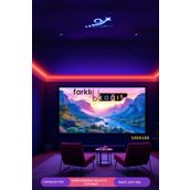 Farklı Bi Kağıt Statik Kağıt Yapıştırıcı Gerektirmeyen, Sinema, Duvar Projeksiyon Perdesi 100x150