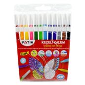 Fatih 12 Renk Slim Keçeli Boya Kalemi