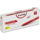 Fatih 34040 Ofis Tipi 10'lu Kırmızı Keçeli Boya Kalemi
