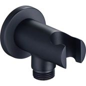 Fause Oval Siyah KDC102-B Ankastre Askılı Duş Çıkış Dirseği