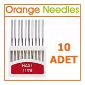 Fdm | Orange | Ev Tipi Aile Dikiş Makina İğnesi | 11 Numara | Hax1 | 11/75 | 1 Paket 10 Adettir | Tüm Ev Tipi Marka Makineler İle Uyumludur