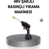 Feifei Kablosuz Basınçlı Yıkama Makinesi – 48V Güçlü Motor 2 Pil ve Köpük Haznel - FEİ1735-999 - Çok Renkli