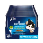 Felix Somonlu Avantajlı Paket 48x85 GR Yaş Kedi Maması