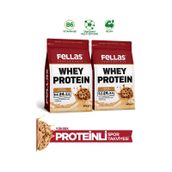 Fellas Whey Protein Tozu 1050 G - Kurabiye Aromalı 525 G x 2 Kurabiye