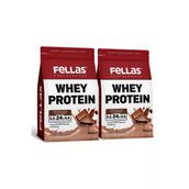 Fellas Whey Protein Tozu Çikolata Aromalı (525 g) x 2 Adet