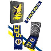 Fenerbahçe Sarı Lacivert Since 1907 Unisex Dokuma Atkı Uv Kutu Hediyeli
