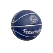 Fenerbahçe Tricolor Serisi Lisanslı ve Logo Baskılı 7 Numaralı Kauçuk Basketbol Topu