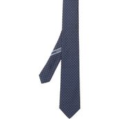 Ferragamo Lacivert Ipek Kravat - Standart