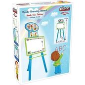 Feyza Design Mavi Renkli Çok Fonksiyonlu Yazı Tahtası, Pratik ve Şık Tasarım - Ahşap - Seçenek 1