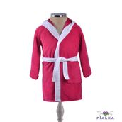 Fialka 5-6 Yaş Fuşya Çocuk Bornoz