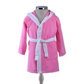 Fialka 5-6 Yaş Pembe Çocuk Bornoz