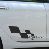 Fiat Coupe Yan Sport Oto Sticker