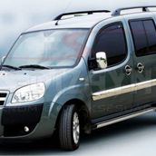 Fiat Doblo Abs 2000-2006 2 Prç Krom Ayna Kapağı