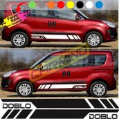 Fiat Doblo Yan Şerit Sticker