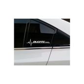 Fiat Ducato İçin Uyumlu Aksesuar Oto Yan Cam Sticker