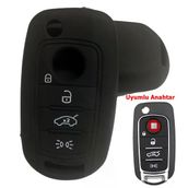 Fiat Egea Uyumlu Silikon Anahtar Kılıfı Kumanda Kılıfı Oto Anahtarlık