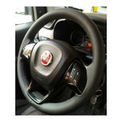 Fiat Fiorino Dikmeli Direksiyon Kılıfı Siyah Düz Soft Deri-10.5Cm