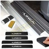 Fiat Linea 4 Adet Karbon Kapı Eşiği Sticker