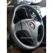 Fiat Linea Deri Dikme Direksiyon Kılıfı Soft Esnek (38×10.5Cm) siyah