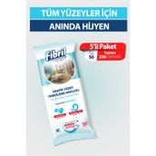 Fibril Beyaz Sirkeli Sabun ve Temizlik Kokulu 50 Yaprak Yüzey Temizlik Havlusu (2 adet)