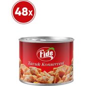 Fide 200 gr Tavuk Konservesi (12 adet)