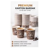 figanlar ambalaj 2.5 Oz minik boy Karton Bardak 50 Adet Espresso Türk Kahvesi şerbet tadımlık ve zemzem bardağı