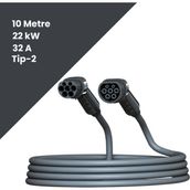 Fil Şarj Elektrikli Araç Ac Tip-2 Şarj Kablosu 22 Kw ( 10 Metre )