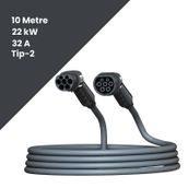 Filşarj 22 KW 10 M Elektrikli Araç AC Tip-2 Şarj Kablosu