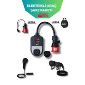 Filşarj Elektrikli Araç Şarj İstasyonu-V2L Kia /Hyundai /Ssangyong Uyumlu-Type 2 Ac Şarj Kablosu-Dönüştürücü