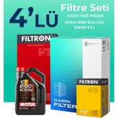 Filtron Mitsubishi Outlander 2.0 Motul Motor Yağlı 2012-2017 4'lü Filtre Bakım Seti
