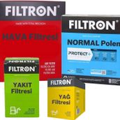 Filtron Opel Vectra B 1.6 Filtre Bakım Seti 1997-2002 4F Hava-Yağ-Yakıt-Normal Polen