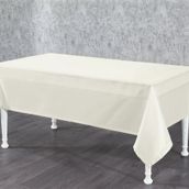 Finezza 140x200 cm Kristal Monoray Kumaş Krem Dikdörtgen Masa Örtüsü