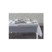Finezza 160x220 cm 17 Parça 8 Kişilik Kristal Monoray Kumaş Gri Sofra Takımı