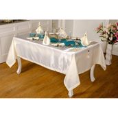Finezza 160x230 cm 26 Parça 8 Kişilik Mina Kadife Turkuaza Krem Sofra Takımı