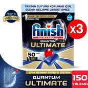 Finish Quantum Ultimate 150 Kapsül  Bulaşık Makinesi Deterjanı Tableti
