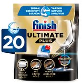 Finish Ultimate Plus Hepsi Bir Arada 20 Adet Bulaşık Makinesi Tableti